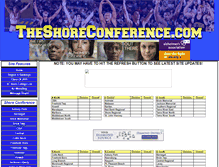 Tablet Screenshot of divisionstandings.theshoreconference.com